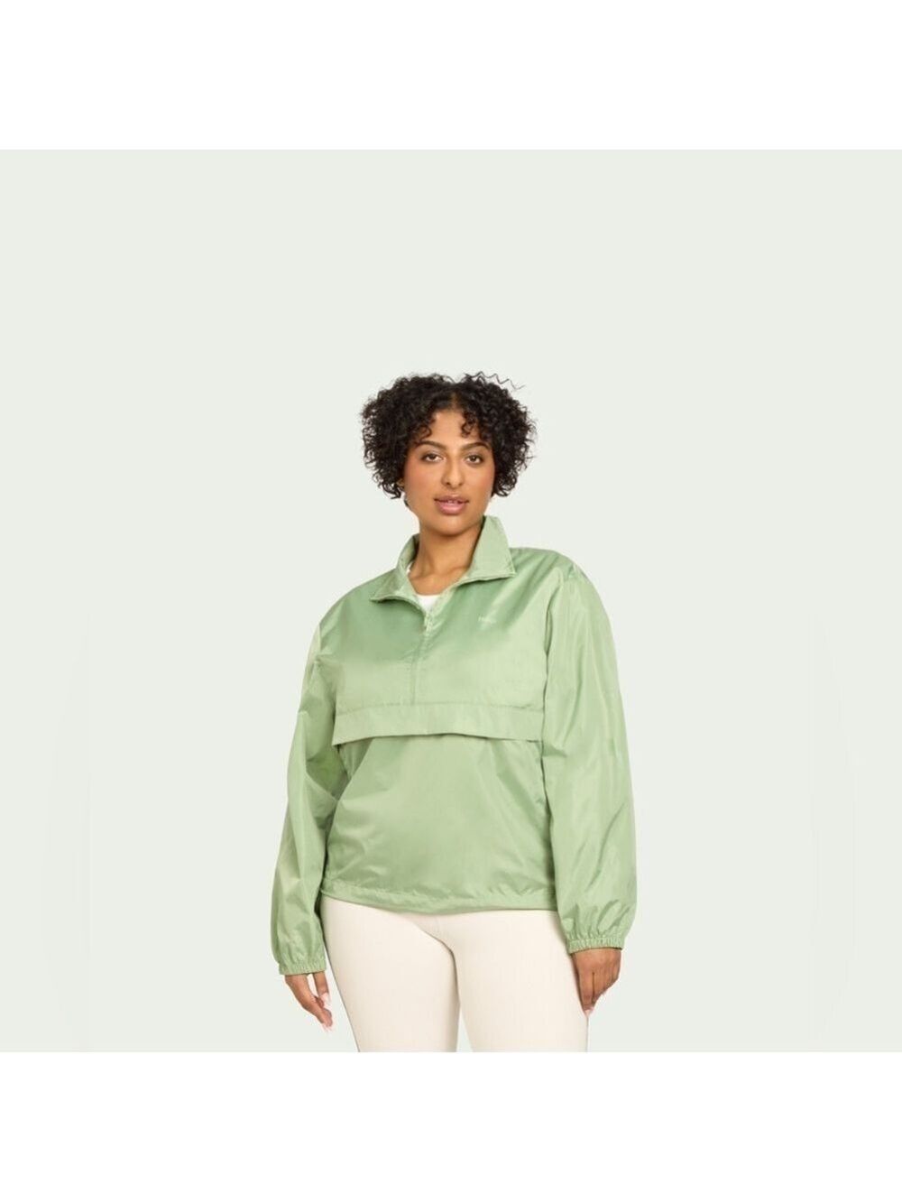 FabFitFun x Bala Bangles Windbreaker Break Away Jacket Sage Green Size L/XL